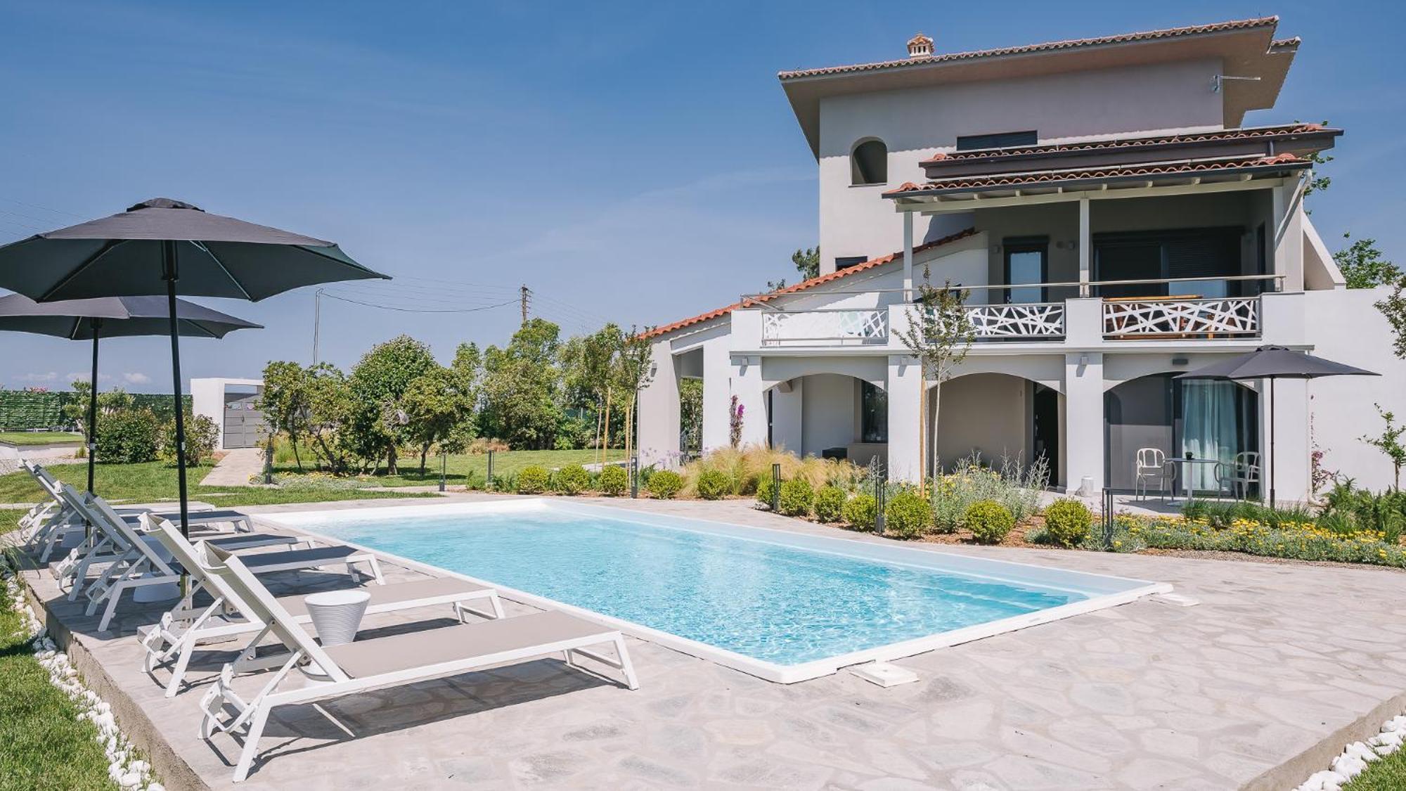 Electra Beachfront Suites, Nea Irakleia Kültér fotó