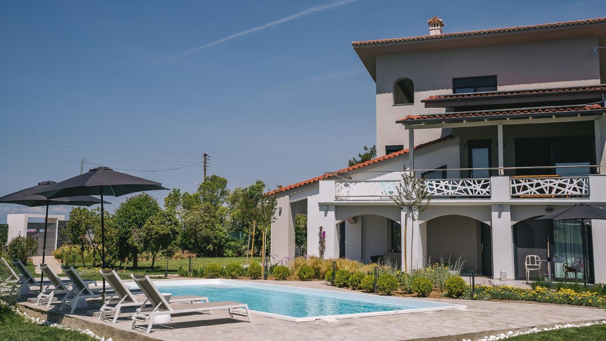 Electra Beachfront Suites, Nea Irakleia Kültér fotó