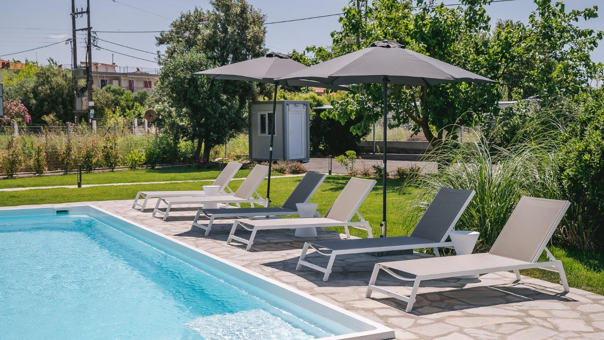 Electra Beachfront Suites, Nea Irakleia Kültér fotó